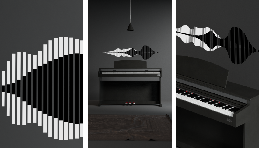 High-Resolution Hamburg Grand Piano
